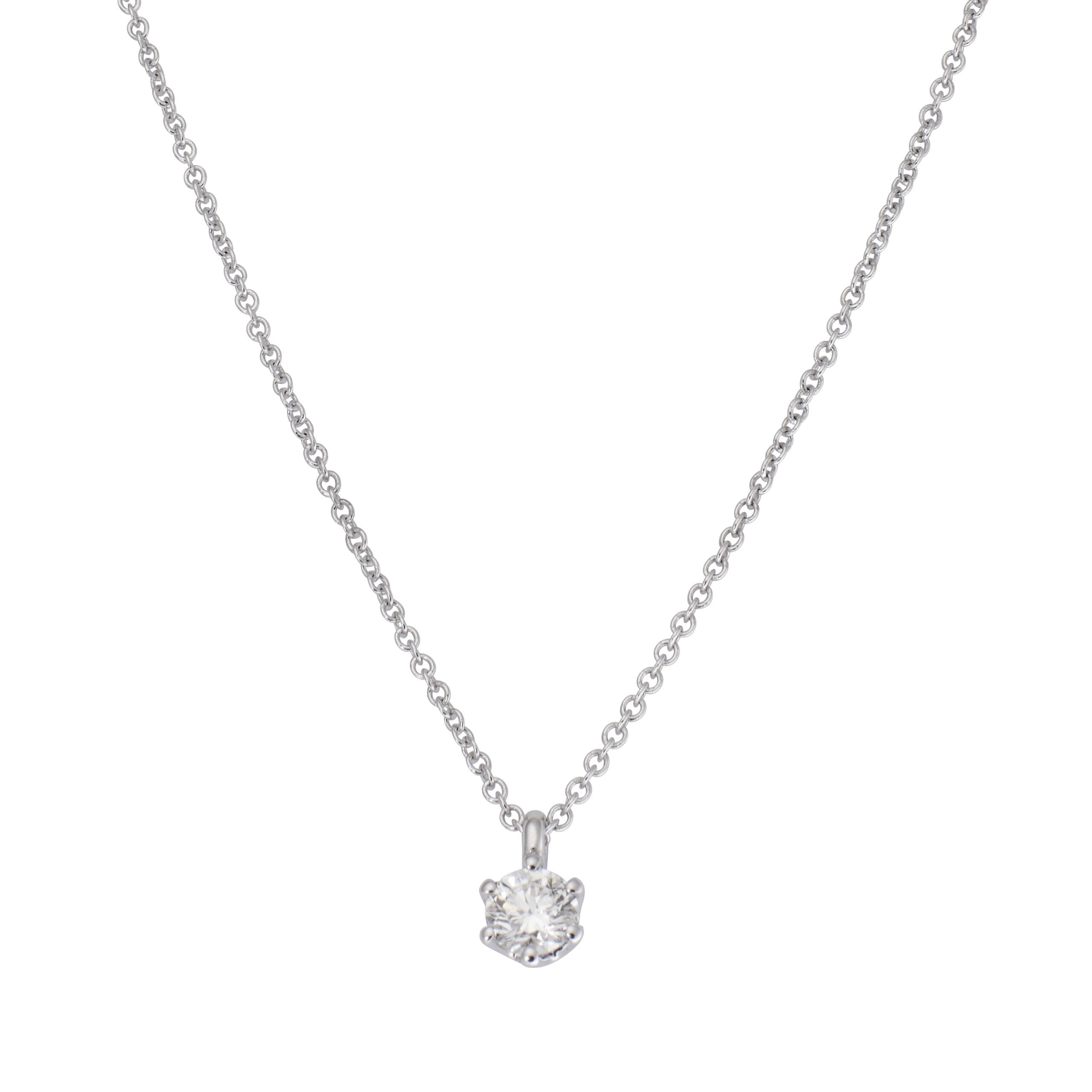 SOLITAIRE MINI 4 Kette "Solitaire" mit Anhänger.